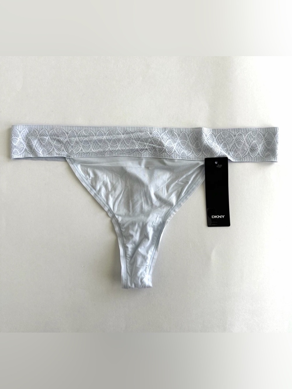 Dkny Endless Stretch Thong XL  -Blue-